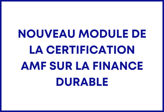 Finance durable AMF