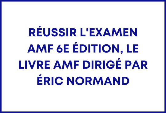 Certification amf livre Eric Normand